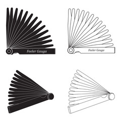 Feeler Gauge icon design