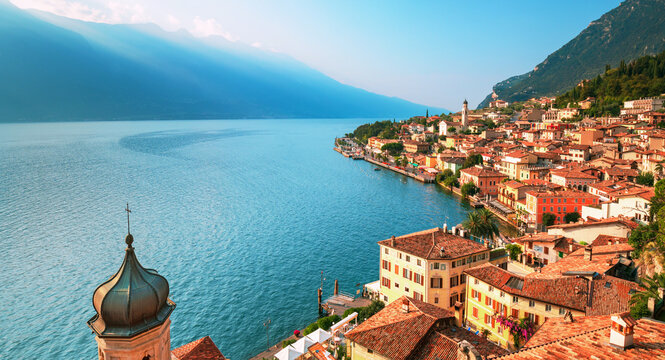 Lemone , Limone sul Garda, Brescia, Lombardy, Lake Garda. 