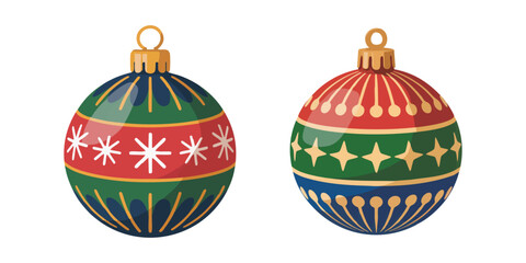 Beautiful Christmas Bauble, Holiday Decoration and Winter Celebration