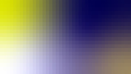 High Contrast Yellow and Navy Blue Pixel Mosaic Gradient Background - Vibrant Warning or Techno Texture for Digital Banner