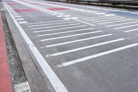 City street and sidewalk perspective view background