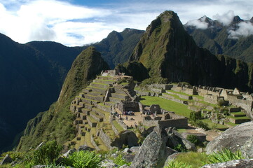 Machu Picchu, the Ancient Inca Citadel on the Eastern Cordillera, Cusco, Peru