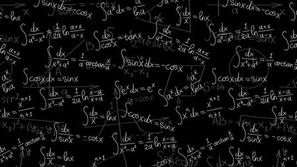 Math formulas background loop - Powered by Adobe