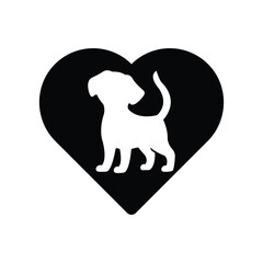 Dog logo and icon design vector. Dog logo design vector