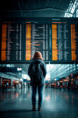 From slightly low front angle of a hard suitcase