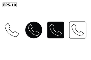 Icon Design Template, Vector Contact Icons Set with Location, Web, Email, and Phone Symbols in Red and Black for Business and Web Use