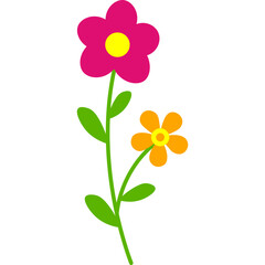 Cute Flower Illustration