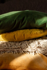 many layers of pillows