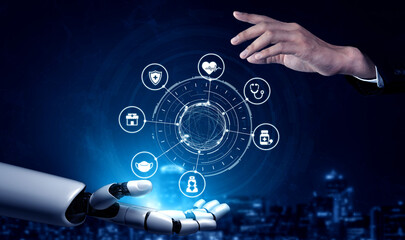 Artificial intelligence supports healthcare and medical service, improving diagnosis, enhancing...