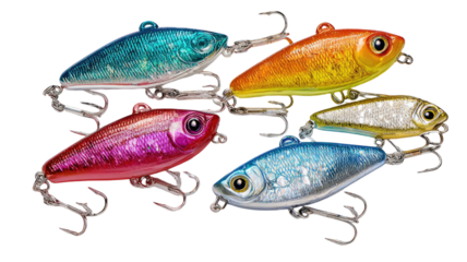 fishing bait isolated on white background