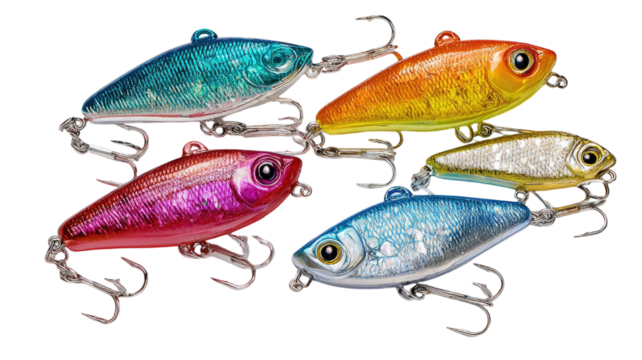 fishing bait isolated on white background