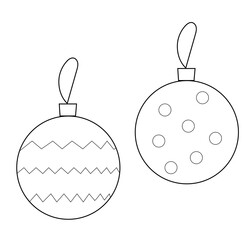 black outline balls on a white background,