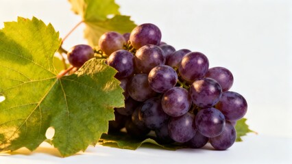 Fototapeta premium Fresh Organic Juice from Purple Grapes: A Nature-Inspired Healthy Drink for Fruit Lovers on the Vine
