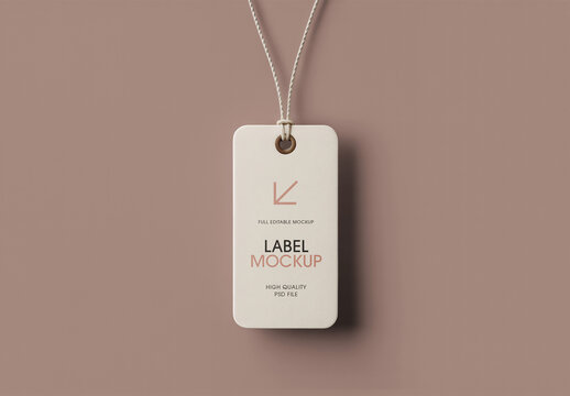 Clothes Label Elegant Mockup