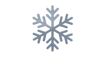 Elegant snowflake design evoking winter holiday cheer, perfect for Christmas cards or seasonal promotions, bringing a touch of frosty magic