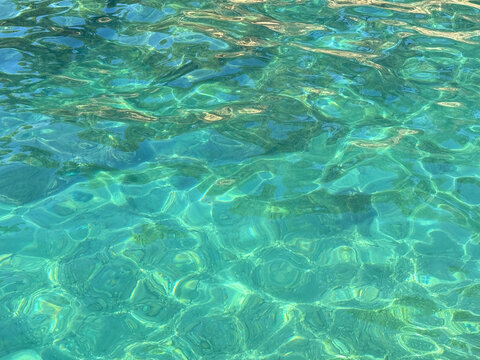 Water emerald clear sea background.