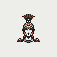 Lady of Greek Athena Logo