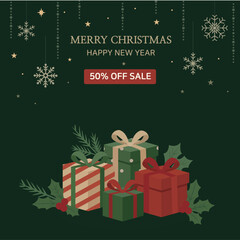 크리스마스 요소 백터일러스트 