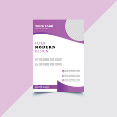 Modern Corporate Business Flyer Template Design. Update flyer modern design vector. Ideal for brochures, posters, company branding, marketing, and promotional materials.