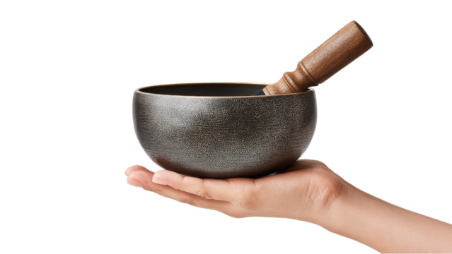 Singing Bowl in Hand - Meditation, Healing and Mindfulness