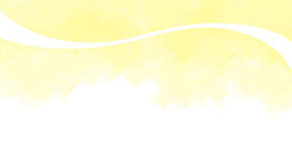 かぶせる半透明の装飾波1本ライン黄色