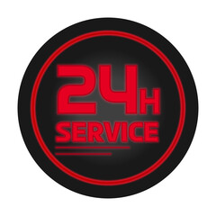 24 Hours Service Icon