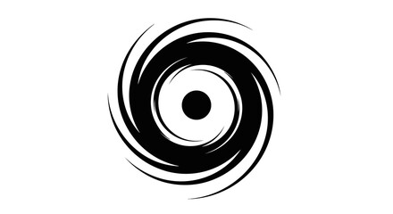 Stylized hurricane symbol