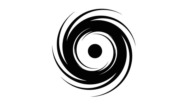 Stylized hurricane symbol