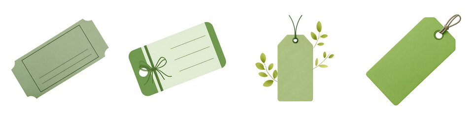 Green Tags and Labels - Product Pricing and Branding