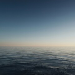 Abstract background depicting boundless emptiness and infinite space. A pure, featureless void stretching toward a distant, unseen horizon, endless, future, profound