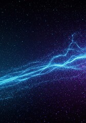 Abstract background featuring a dynamic warp field of glowing blue and purple energy particles across a deep space environment ,abstract ,motion ,grid