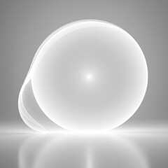 Abstract background featuring a pure, brilliant white space, representing a crucial opportunity, a starting point, or the unknown potential awaiting creation, smooth, void, limitless