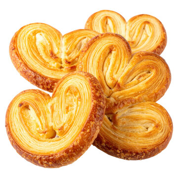 Empada de palmito with creamy filling, a rich vegetarian pie isolated on white