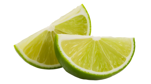 Fresh lime wedges perfect for summer cocktails, vibrant citrus flavors, culinary garnishes, healthy recipes, refreshing drinks, and vibrant food photography