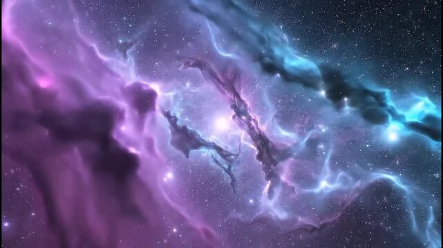 Fly Through the Orion Nebula, 4K Space Animation