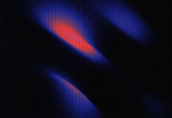 Abstract digital background with glowing red and blue light streaks, creating a dynamic and futuristic energy aesthetic on a dark, textured surface for modern design visuals