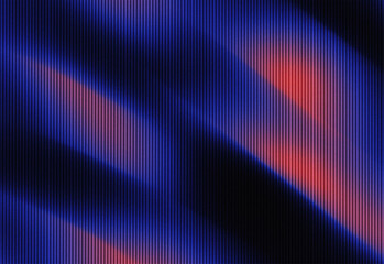 Abstract digital background with vibrant blue and crimson light streaks, dynamically flowing across a dark, vertically textured canvas, creating a modern and futuristic visual for design projects