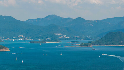 Oct 4 2025 Tranquil Waterscape of Port Shelter Hong Kong