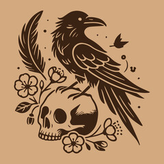 Skull Guard Crow
