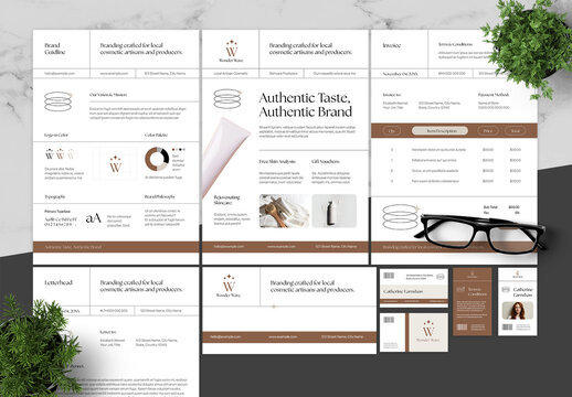 Brown And Black Brand Guidline Local Artisan Cosmetic