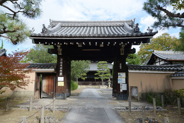 Fototapeta premium 浄福寺 南門 京都市上京区