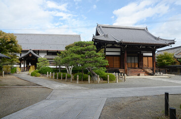 Fototapeta premium 浄福寺 庫裏と釈迦堂 京都市上京区