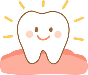 Smiling Tooth Illustration