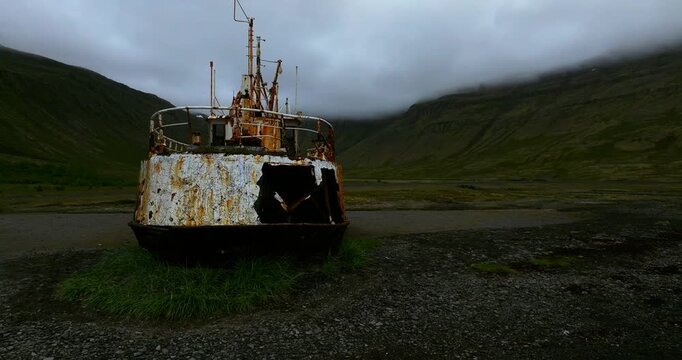 Discover the Gar&eth;ar BA 64 Shipwreck in Sau&eth;lauksdalur, Iceland &ndash; A Cinematic Drone Story of Abandonment, History, and the Wild Harmony Between Manmade Relics and Nordic Nature.