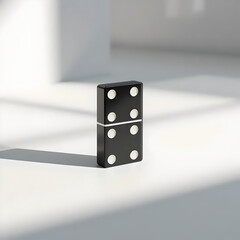 Game Night Starter: Isolated Double-Four Domino Tile