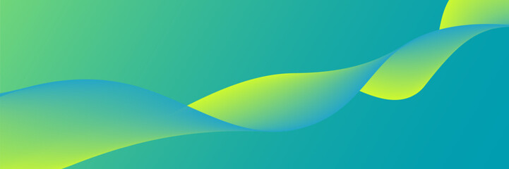 Light green abstract vector modern corporate concept background with editable wavy light yellow color pattern.