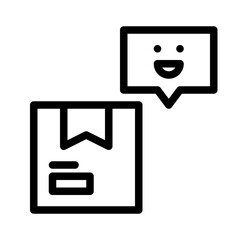 guarantee product.  This is a vector single icon with a line style. Suitable for any purpose, such as website design, mobile app design, logo design, pattern design, etc.