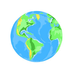 Illustrationof planet earth 