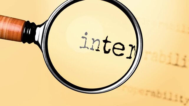 Interoperability under close examination. Focusing on Interoperability, analyzing it, taking a closer look. Concentrating on Interoperability, reviewing it, searching for answers