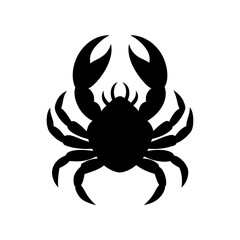 Delicious Crab Claw Silhouette Seafood Ocean Cuisine Gourmet Food Design